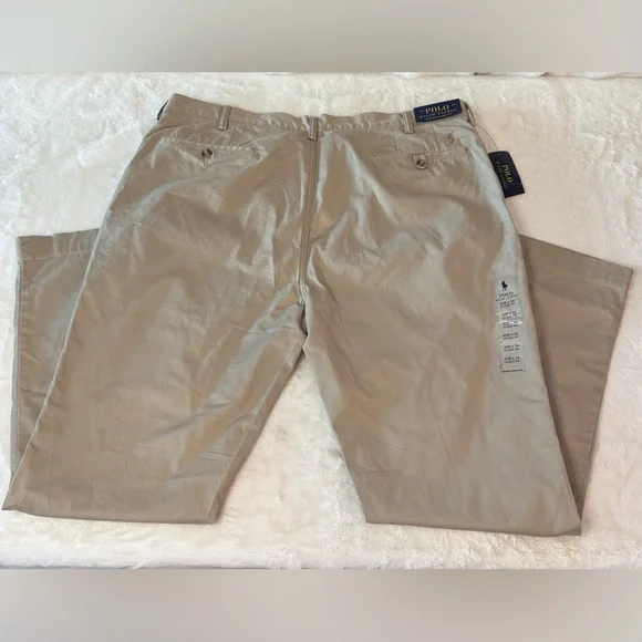 Polo Ralph Lauren Stretch Classic Fit Flat Front Khaki Pants- 42”x34” - Picture 5 of 15